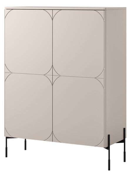 BOGART Komoda Sonatia 120 cm s 2 ukrytými zásuvkami
