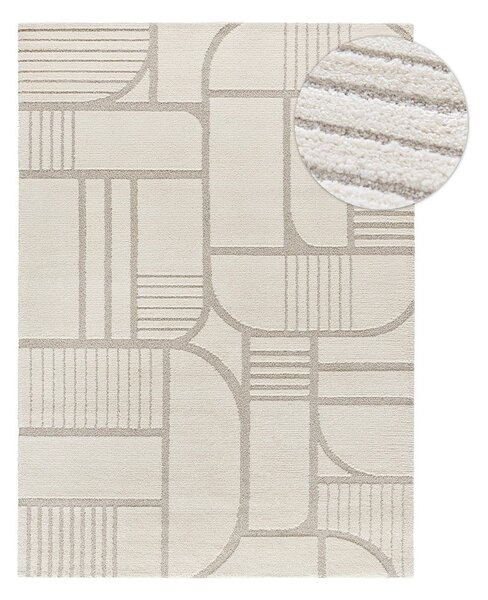 Krémovobiely koberec 80x150 cm Snowy – Universal