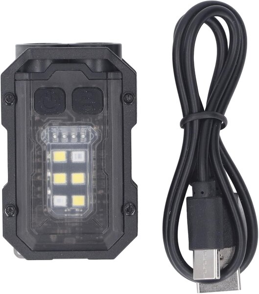 Bezdoteku Mini Maják modrá červená multifunkčné LED svetlo do vrecka