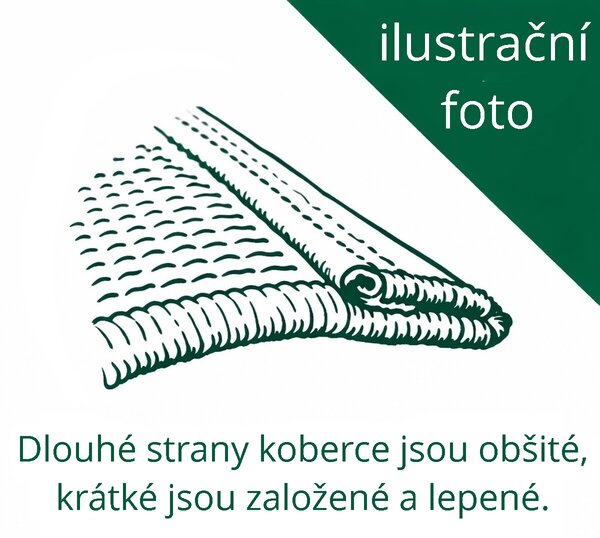 Hanse Home, Kusový koberec Vika 106207 Black White, 120x180, čiernobiela, obývacia izba