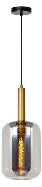 Lucide 45494/01/65 závesné stropné svietidlo Joanet 1x40W | E27 - dymovo šedá, sklo