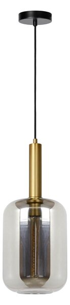 Lucide 45494/01/65 závesné stropné svietidlo Joanet 1x40W | E27 - dymovo šedá, sklo