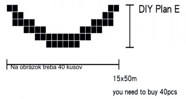 Zrkadlová samolepka na stenu Fantázia 3059 FA-501 FA501