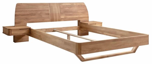 Manželská posteľ z masívu Livorno 180x200 vrátane nočných stolíkov