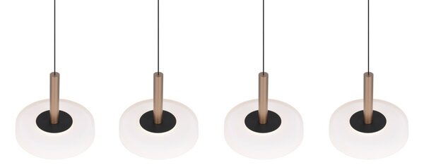 Trio T354910465 LED závesné stropné svietidlo CELESTE | 4x7,5W integrovaný LED zdroj | 4x750lm | 3000K