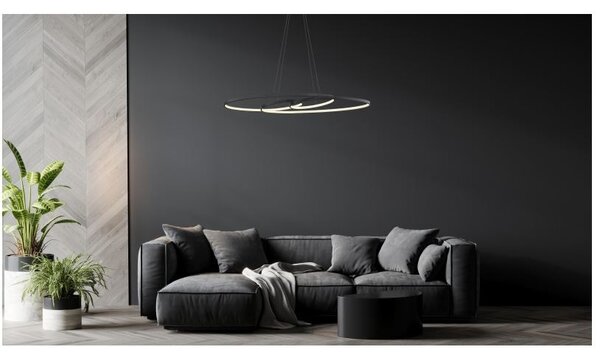 Globo 67177-40 LED závesné stropné svietidlo SPIRA | 39W integrovaný LED zdroj | 1880lm | 2700-4000-6500K