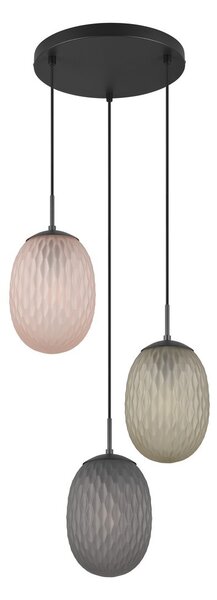 Trio T364230317 závesné stropné svietidlo FACETTE E27