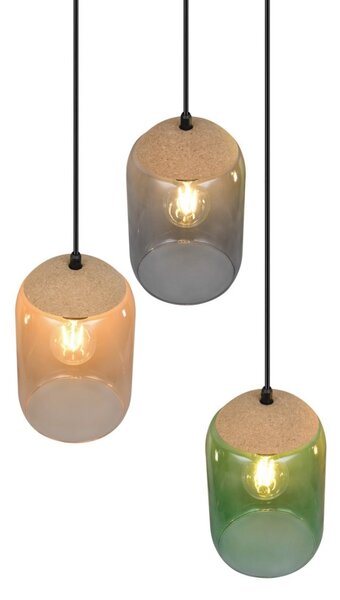 Trio T364630317 závesné stropné svietidlo CORK E27
