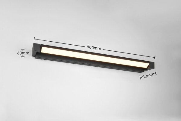 Trio T284779132 LED nástenné svietidlo nad zrkadlo FABRIZIO | 16W integrovaný LED zdroj | 1700lm | 2300+3000+4000K