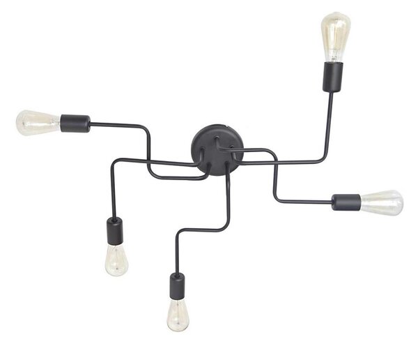 Prisadený luster TUBE 5xE27/15W/230V