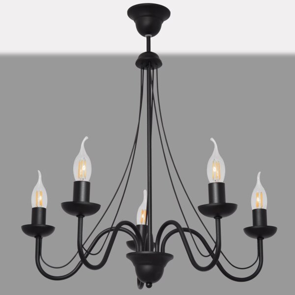 Luster na lanku MALBO II 5xE14/10W/230V