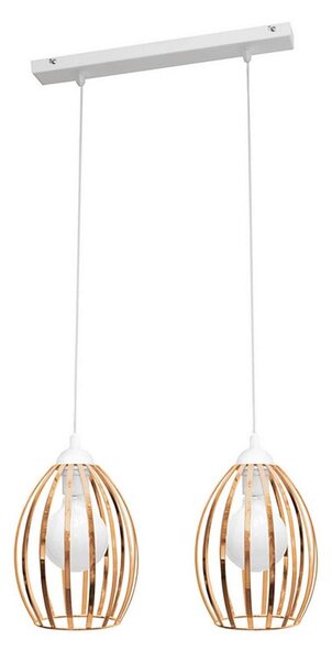 Luster na lanku DALI 2xE27/15W/230V medená