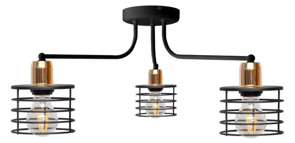 Prisadený luster EDISON 3xE27/15W/230V