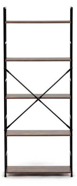 Autronic REGÁL - 5-policový, v dekore starého dreva - šírka 59 cm