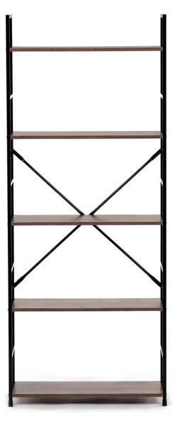 Autronic REGÁL - 5-policový, v dekore starého dreva - šírka 59 cm