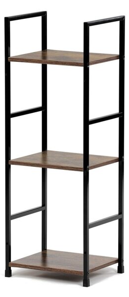 Autronic REGÁL - 3-policový, v dekore starého dreva - šírka 29 cm
