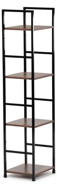 Autronic REGÁL - 4-policový, v dekore starého dreva - šírka 29 cm