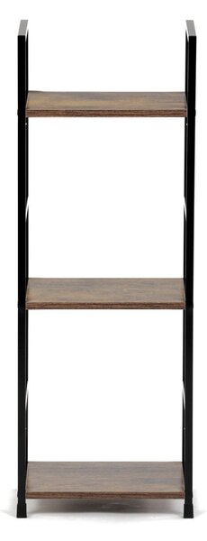 Autronic REGÁL - 3-policový, v dekore starého dreva - šírka 29 cm
