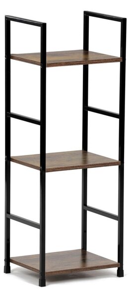 Autronic REGÁL - 3-policový, v dekore starého dreva - šírka 29 cm