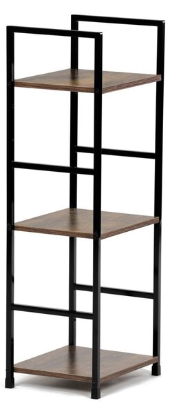 Autronic REGÁL - 3-policový, v dekore starého dreva - šírka 29 cm