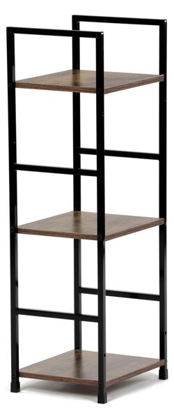Autronic REGÁL - 3-policový, v dekore starého dreva - šírka 29 cm