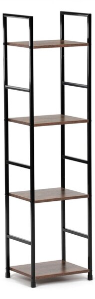 Autronic REGÁL - 4-policový, v dekore starého dreva - šírka 29 cm