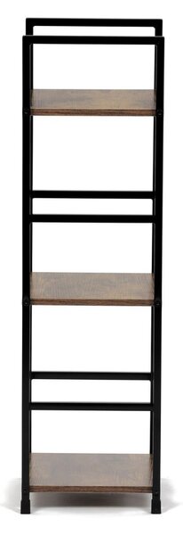 Autronic REGÁL - 3-policový, v dekore starého dreva - šírka 29 cm