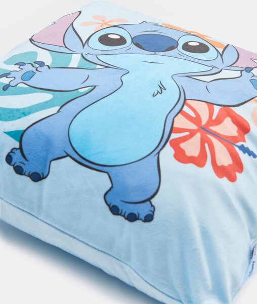 Sinsay - Obliečka na vankúš Lilo & Stitch - svetlomodrá
