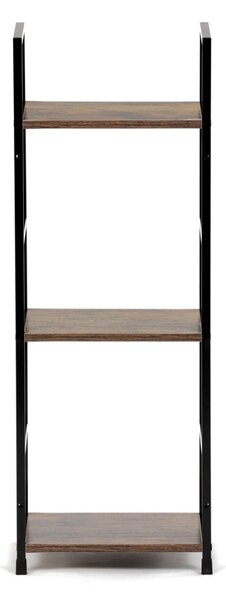 Autronic REGÁL - 3-policový, v dekore starého dreva - šírka 29 cm