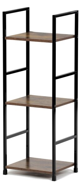 Autronic REGÁL - 3-policový, v dekore starého dreva - šírka 29 cm