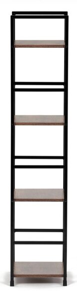 Autronic REGÁL - 4-policový, v dekore starého dreva - šírka 29 cm