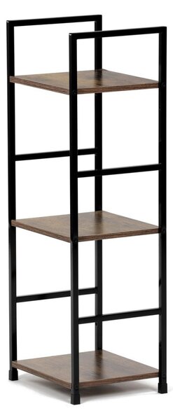 Autronic REGÁL - 3-policový, v dekore starého dreva - šírka 29 cm