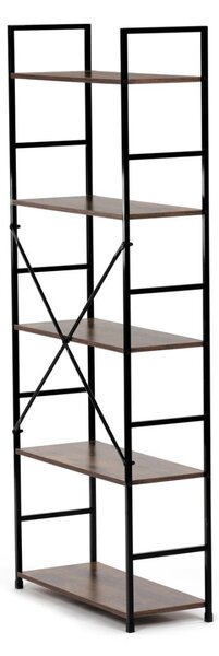 Autronic REGÁL - 5-policový, v dekore starého dreva - šírka 59 cm