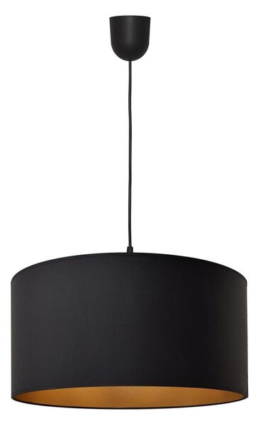 Luster na lanku ALBA 1xE27/15W/230V pr. 40 cm čierna/zlatá