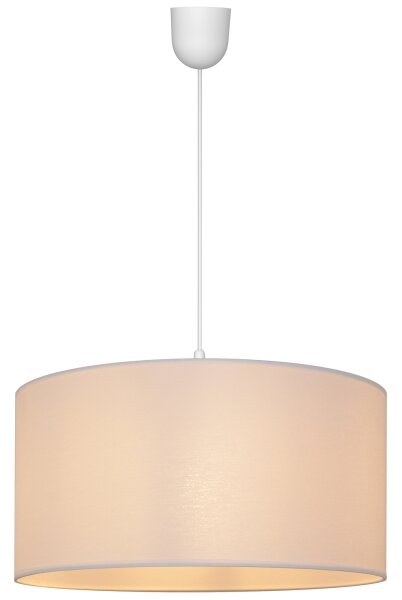 Luster na lanku ALBA 1xE27/15W/230V pr. 40 cm biela