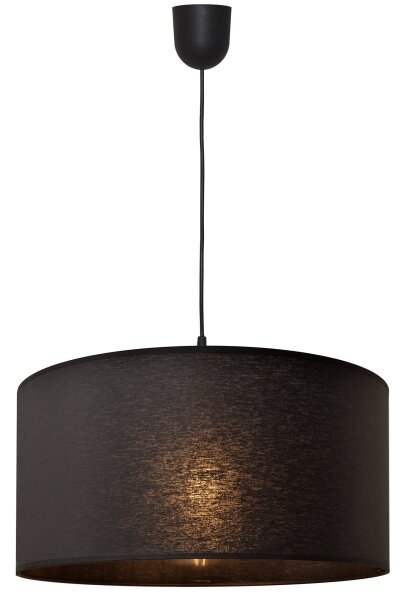 Luster na lanku ALBA 1xE27/15W/230V pr. 40 cm čierna