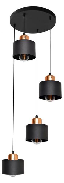 Luster na lanku EDISON 4xE27/15W/230V