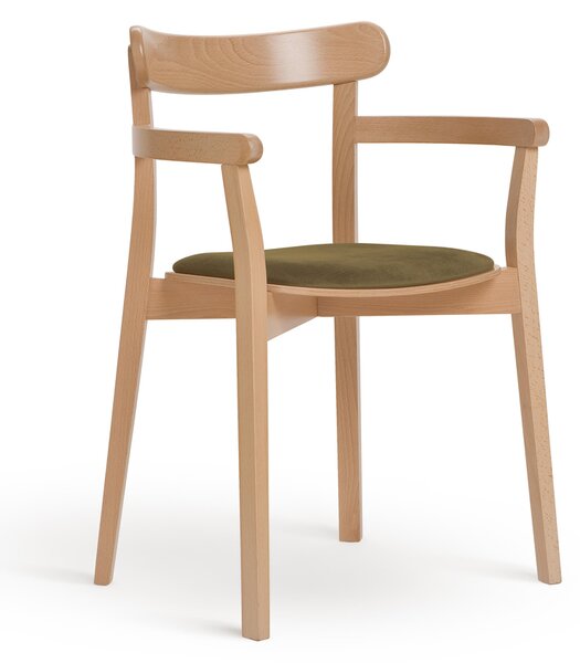 PAGED Icho B-4420 Seat Uph Back Wood