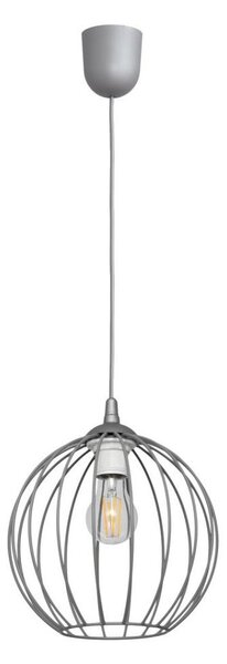 Luster na lanku MERCURE 1xE27/15W/230V šedá