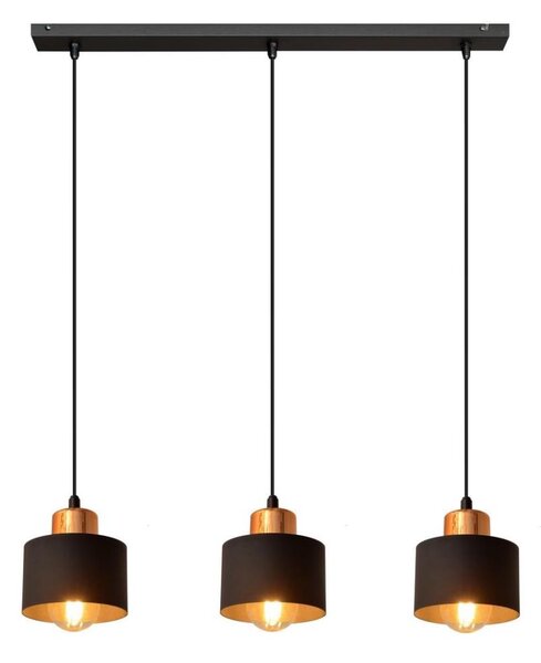 Luster na lanku EDISON 3xE27/15W/230V