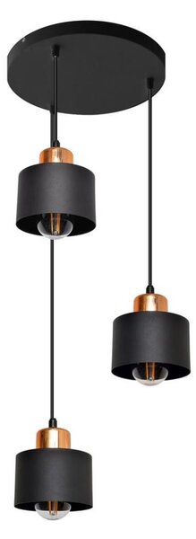 Luster na lanku EDISON 3xE27/15W/230V