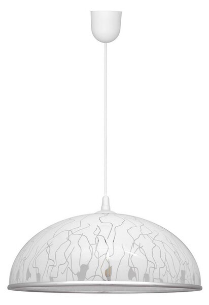 Luster na lanku CIRCLE 1xE27/15W/230V biela