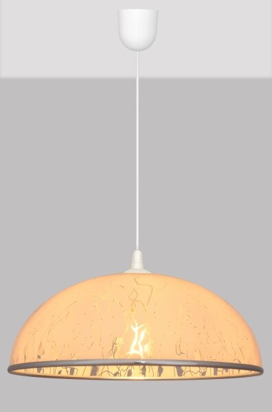 Luster na lanku CIRCLE 1xE27/15W/230V biela
