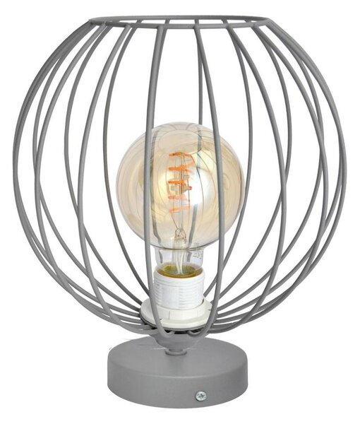 Stolná lampa MERCURE 1xE27/15W/230V šedá