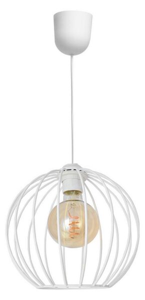 Luster na lanku MERCURE 1xE27/15W/230V biela