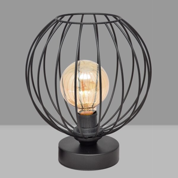Stolná lampa MERCURE 1xE27/15W/230V čierna