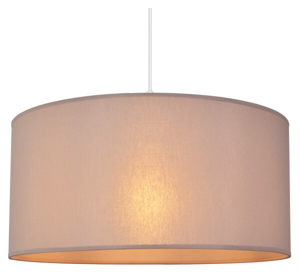 Luster na lanku ALBA 1xE27/15W/230V pr. 40 cm béžová