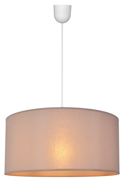 Luster na lanku ALBA 1xE27/15W/230V pr. 40 cm béžová