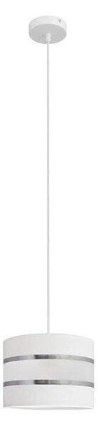 Luster na lanku HELEN 1xE27/15W/230V pr. 20 cm biela