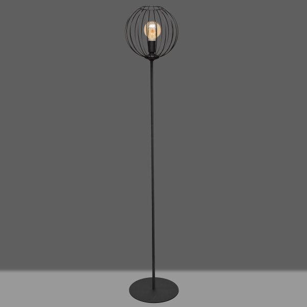 Stojacia lampa MERCURE 1xE27/15W/230V čierna